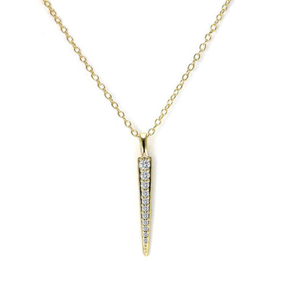 HEIDI - Pave Stick Necklace