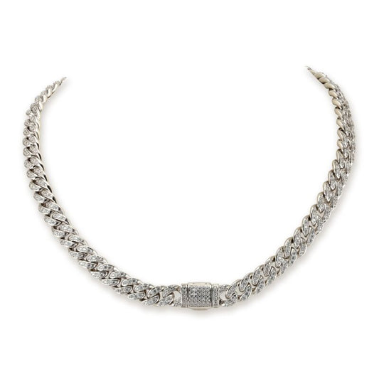 SELENA – Pave Cuban Link Chain