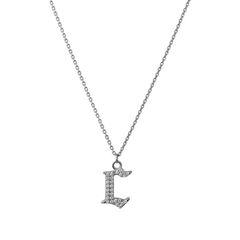 INITIAL – Gothic Letter Necklace (SPECIAL)