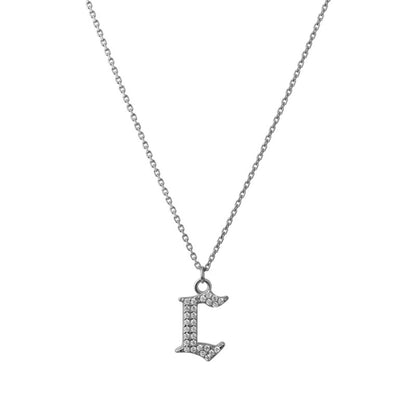 INITIAL – Gothic Letter Necklace