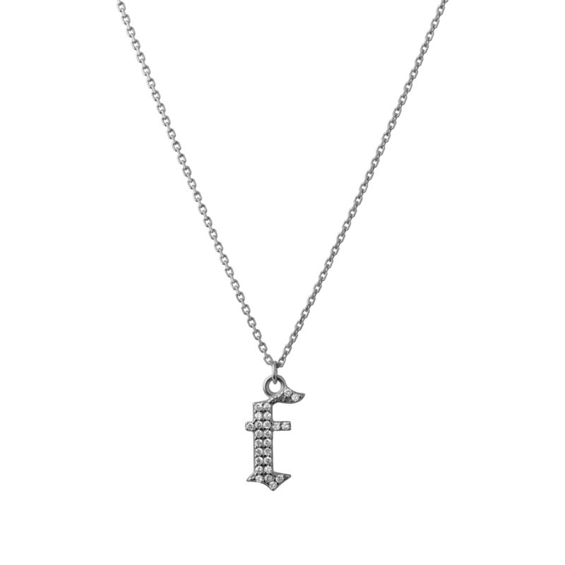 INITIAL – Gothic Letter Necklace (SPECIAL)
