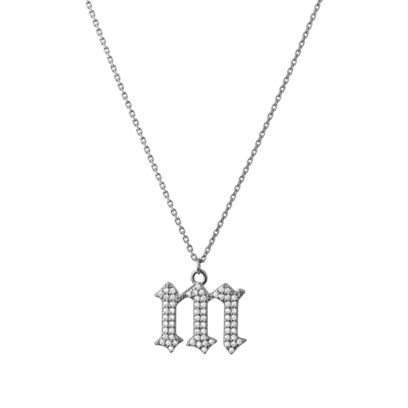 INITIAL – Gothic Letter Necklace (SPECIAL)