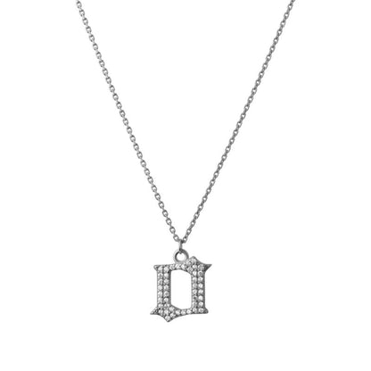 INITIAL – Gothic Letter Necklace