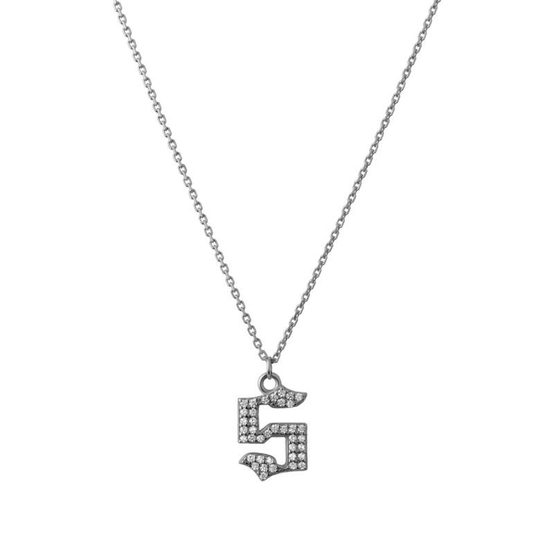 INITIAL – Gothic Letter Necklace (SPECIAL)