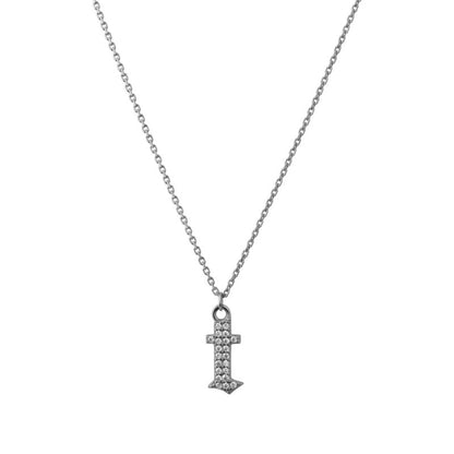 INITIAL – Gothic Letter Necklace