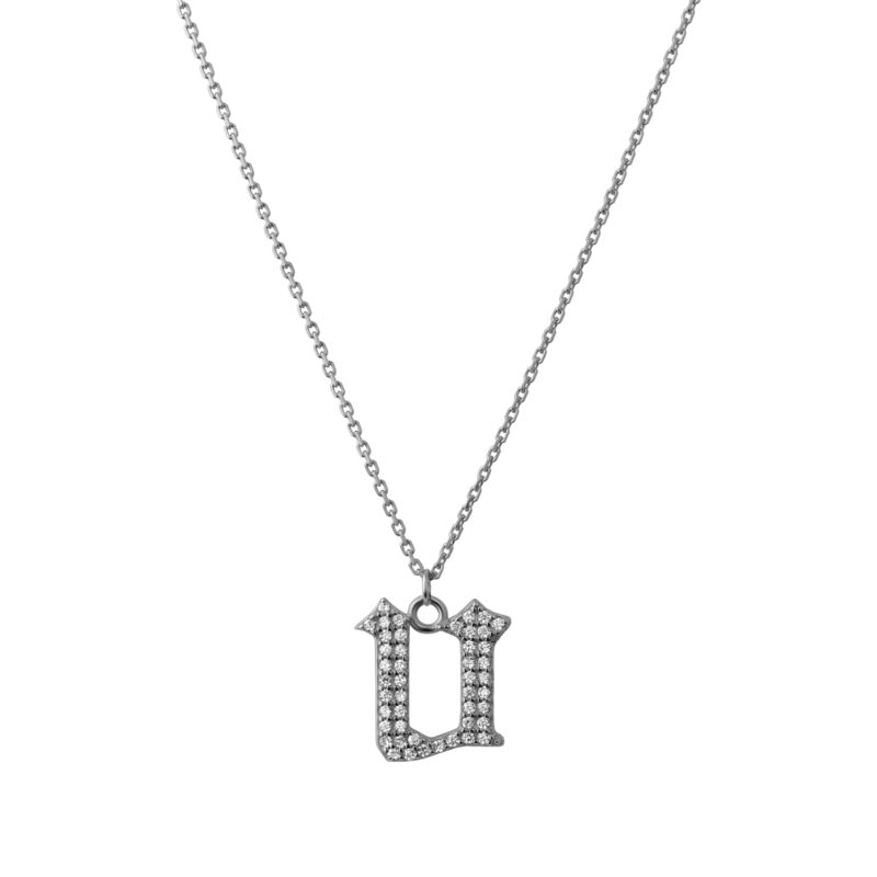 INITIAL – Gothic Letter Necklace (SPECIAL)