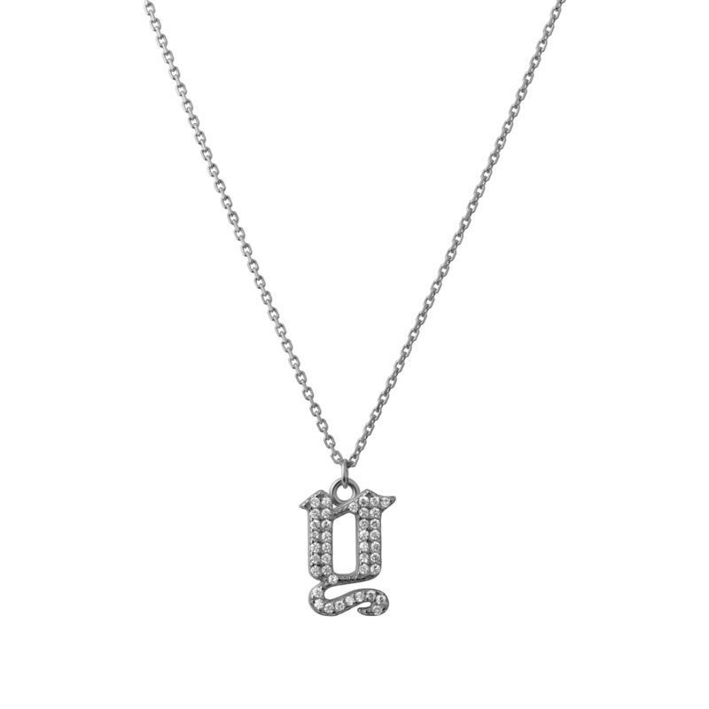 INITIAL – Gothic Letter Necklace (SPECIAL)