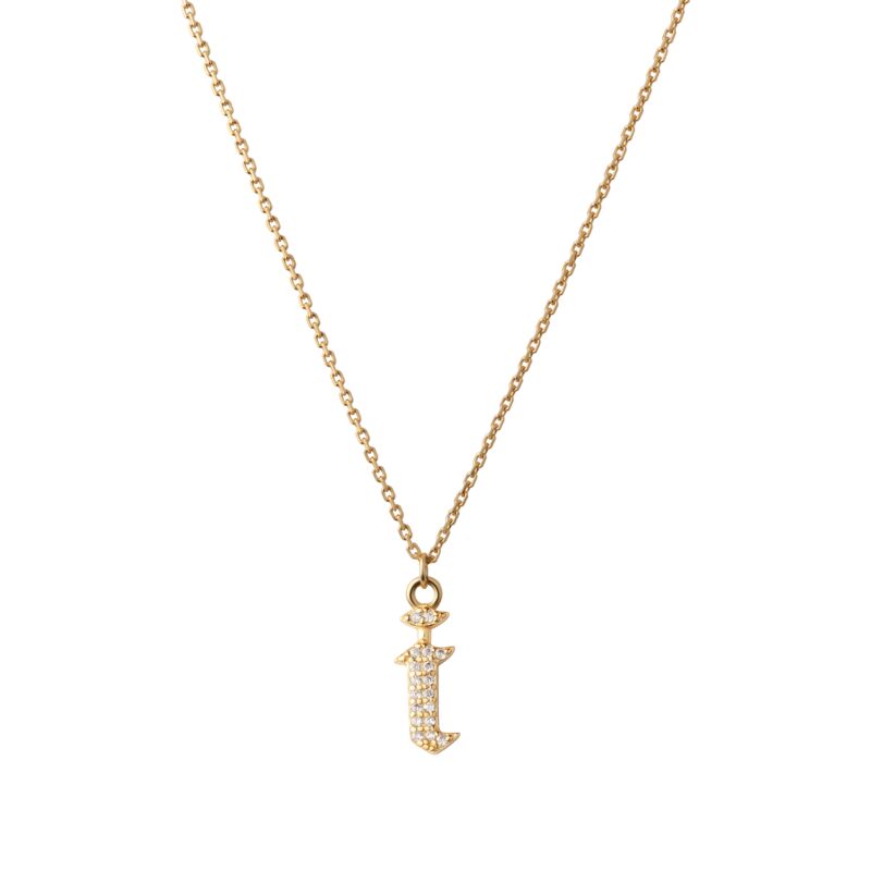 INITIAL – Gothic Letter Necklace (SPECIAL)