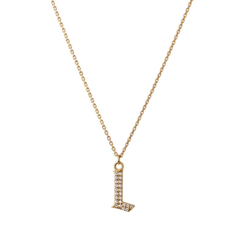 INITIAL – Gothic Letter Necklace (SPECIAL)