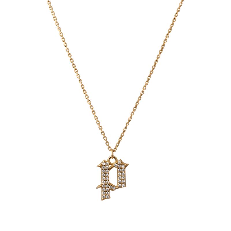INITIAL – Gothic Letter Necklace (SPECIAL)