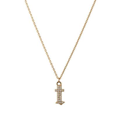 INITIAL – Gothic Letter Necklace
