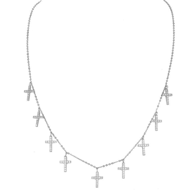 KOURTNEY – Nine Cross Necklace (SPECIAL)