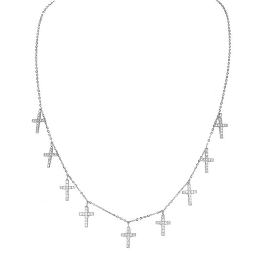 KOURTNEY – Nine Cross Necklace (SPECIAL)