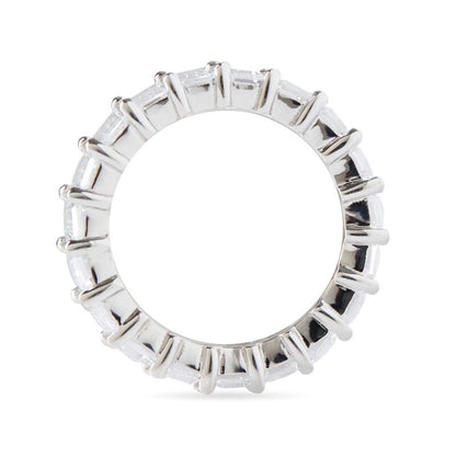 AMBER - Emerald Cut Eternity Band