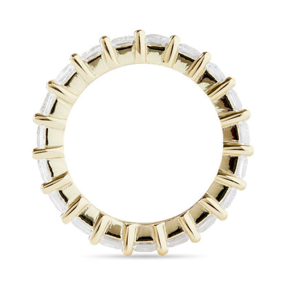 AMBER - Emerald Cut Eternity Band