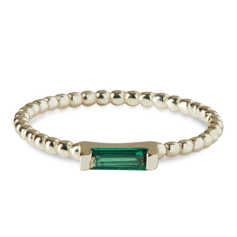 ADRIENNE - Spiraled Baguette Ring