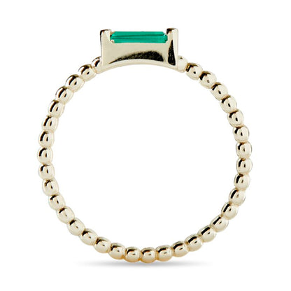 ADRIENNE - Spiraled Baguette Ring
