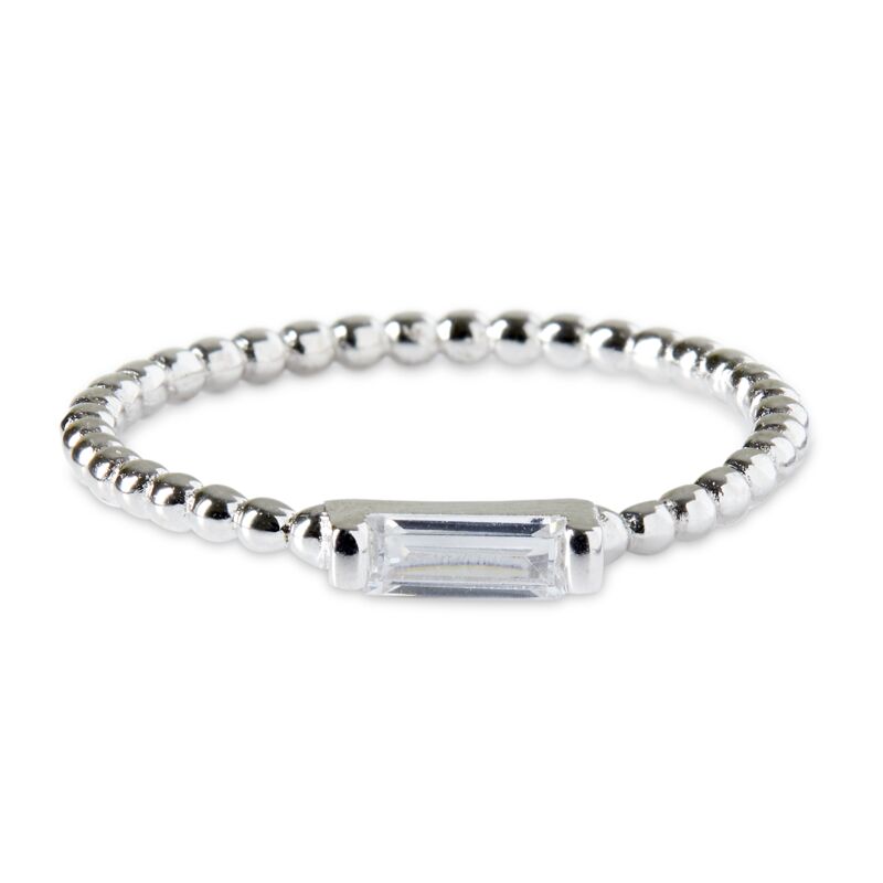 ADRIENNE - Spiraled Baguette Ring