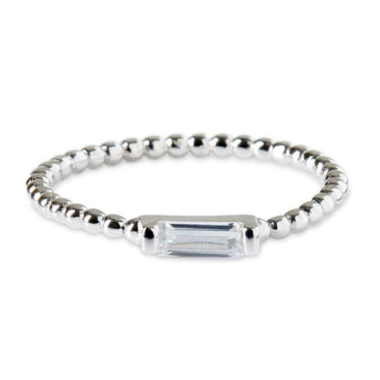 ADRIENNE - Spiraled Baguette Ring