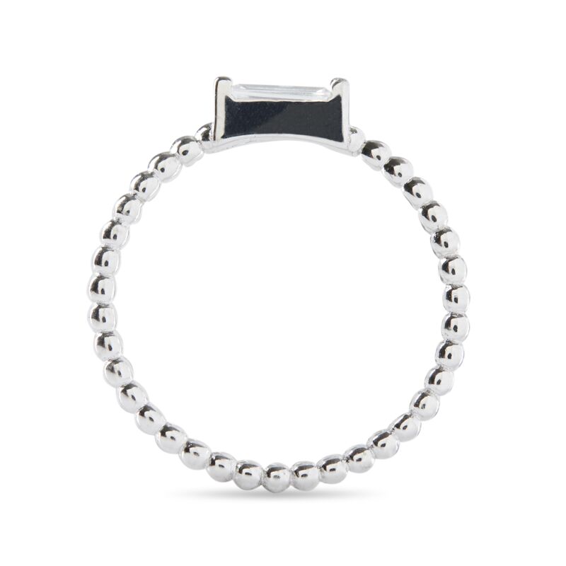 ADRIENNE - Spiraled Baguette Ring