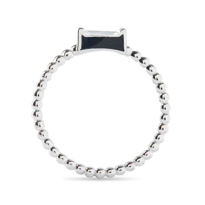 ADRIENNE - Spiraled Baguette Ring