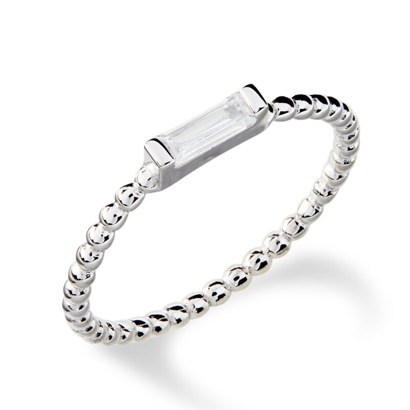 ADRIENNE - Spiraled Baguette Ring