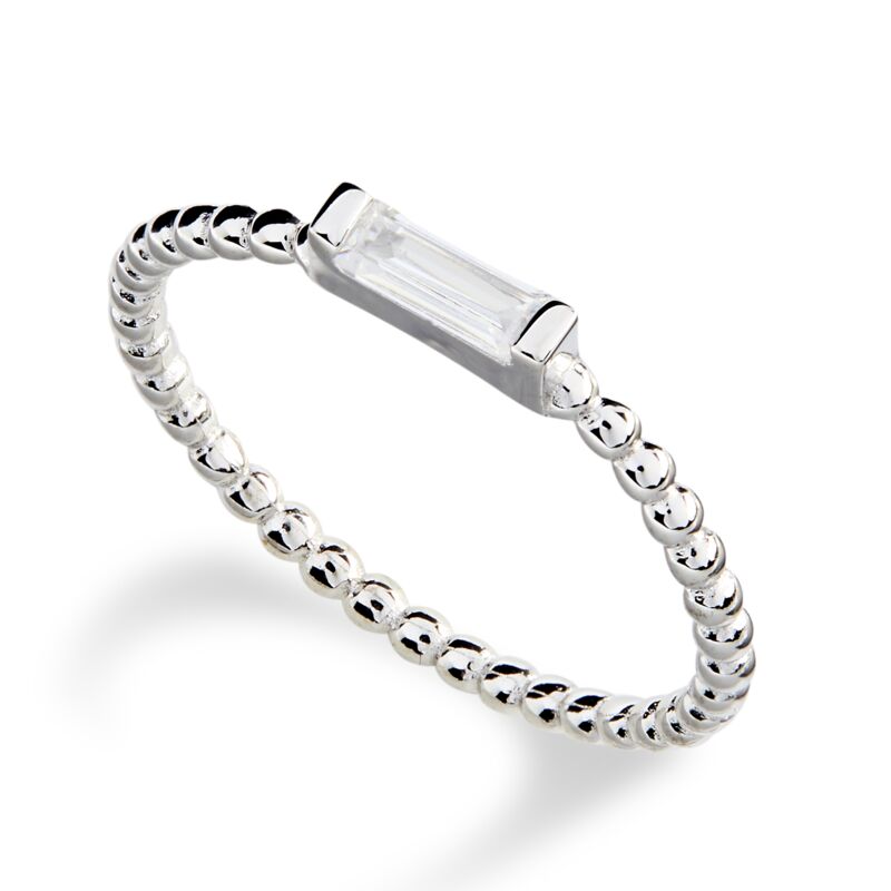 ADRIENNE - Spiraled Baguette Ring