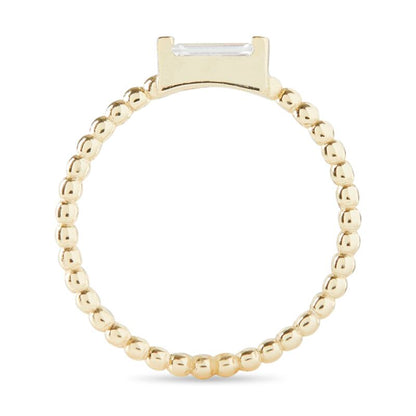 ADRIENNE - Spiraled Baguette Ring