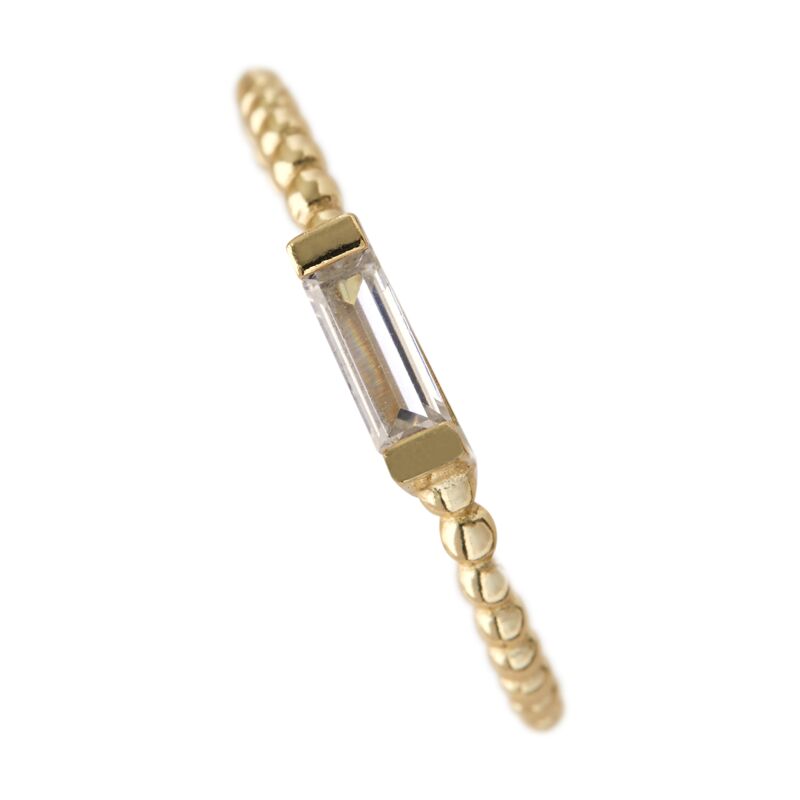 ADRIENNE - Spiraled Baguette Ring