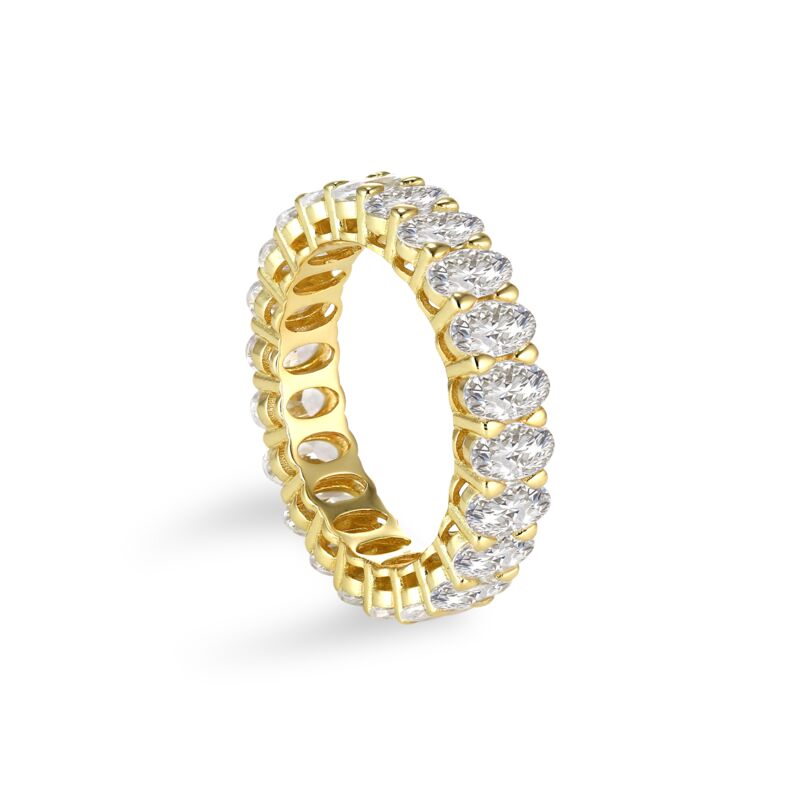 KIMBERLY - Oval Cut Eternity band
