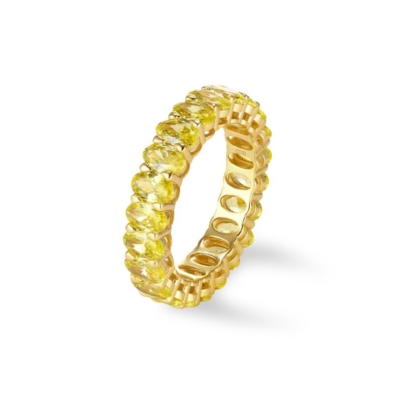 KIMBERLY - Oval Cut Eternity band
