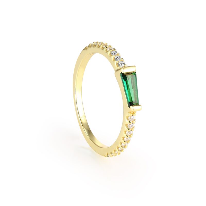 ZOE - Tapered Baguette Pave Ring (SPECIAL)