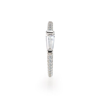 ZOE - Tapered Baguette Pave Ring (SPECIAL)