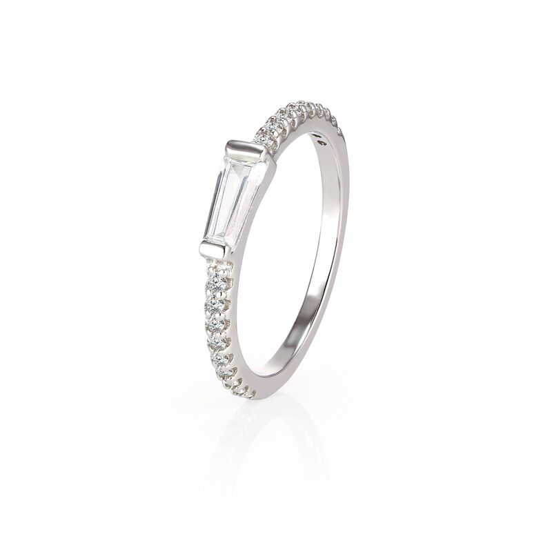 ZOE - Tapered Baguette Pave Ring (SPECIAL)