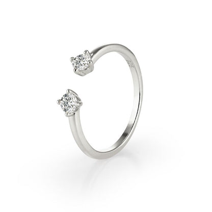 NICOLE - Double Solitaire Ring