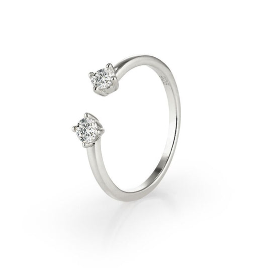 NICOLE - Double Solitaire Ring