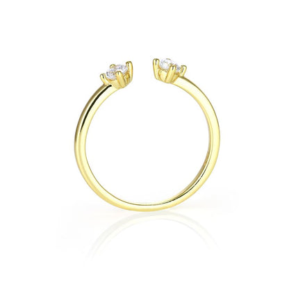 NICOLE - Double Solitaire Ring