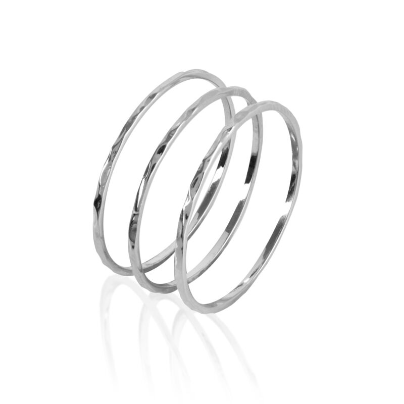 JAMES – Thin Hammered Ring Trio (SPECIAL)