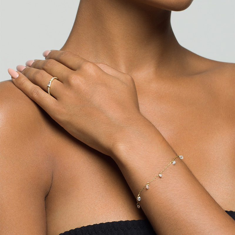 DESI - Pierced Round Cut Bracelet