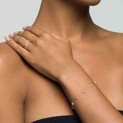 DESI - Pierced Round Cut Bracelet