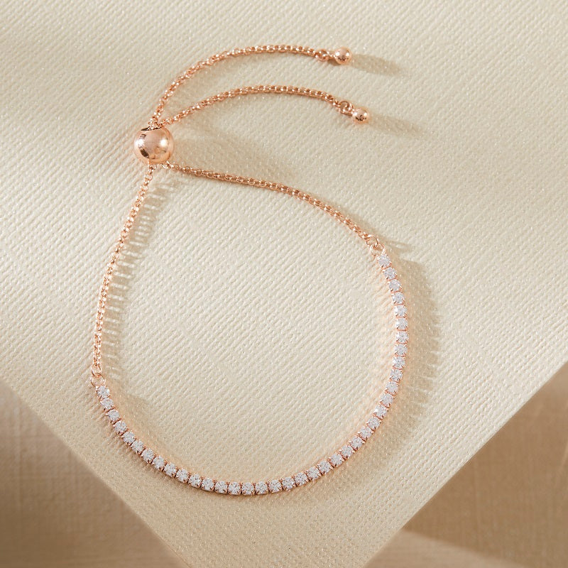 BRIA - Round Cut Tennis Bracelet