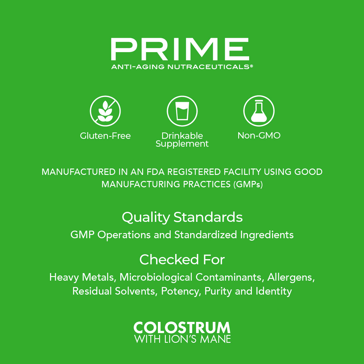 Prime™牛初乳粉（含猴頭菇）