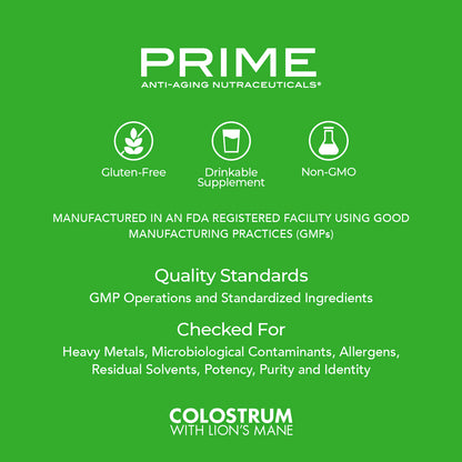 Prime™牛初乳粉（含猴頭菇）