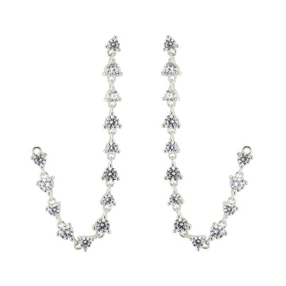BISOUS - Prong Set Loop Earrings