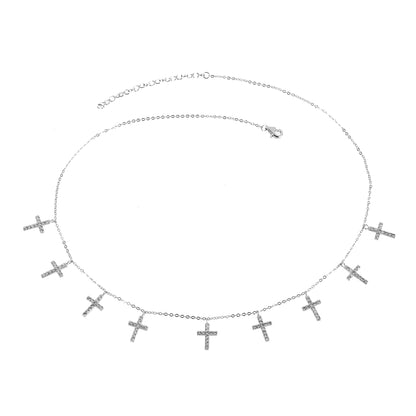 KOURTNEY – Nine Cross Necklace
