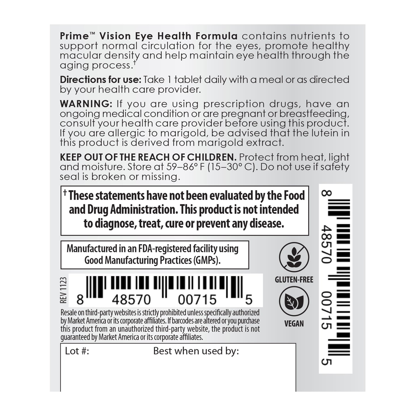 Prime™ Vision Eye Health Formula