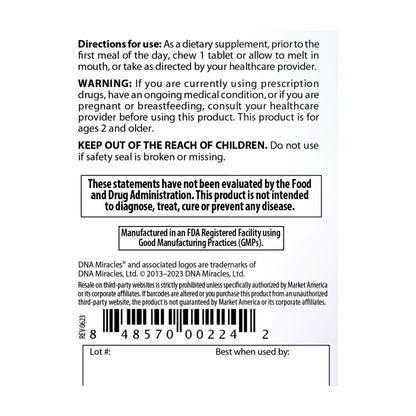 DNA Miracles兒童益生菌嚼片