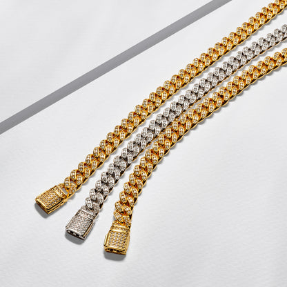 SELENA – Pave Cuban Link  Bracelet (SPECIAL)