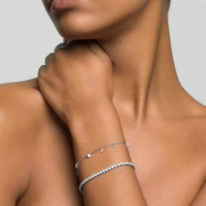 VIOLET - Round Cut Tennis Bracelet