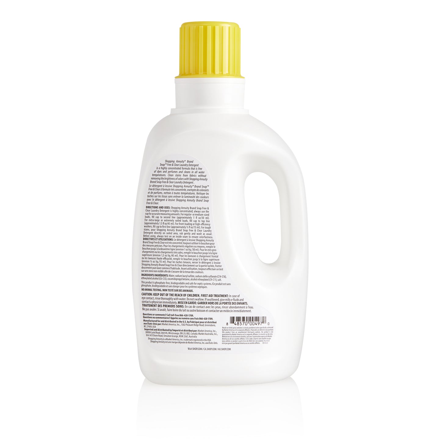 Shopping Annuity Brand SNAP™ Free & Clear Laundry Detergent